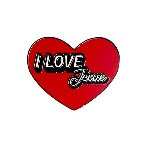 I Love Jesus Pin Rain Hope World