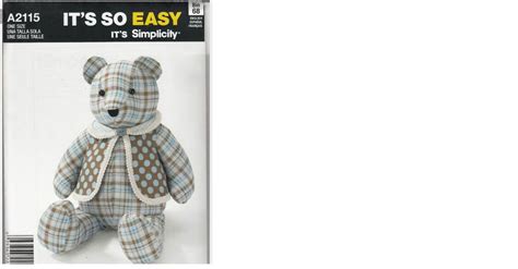 Simplicity 2115 Memory Bear Pattern