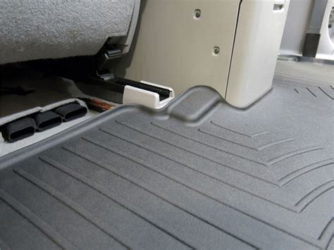 2010 Toyota Highlander Weathertech 2nd Row Rear Auto Floor Mat Black