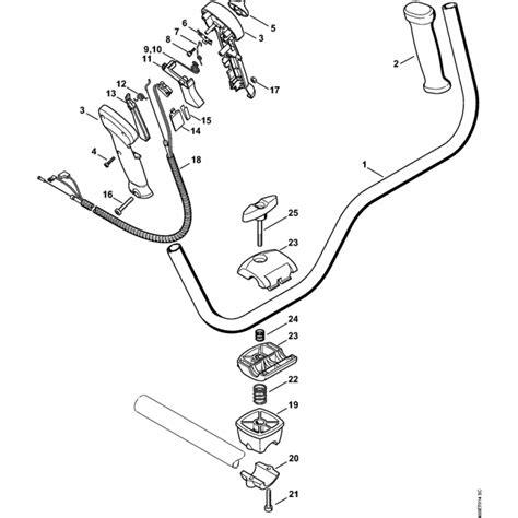 Bike Handle For Stihl Km130 Km130r Kombiengine Lands Engineers