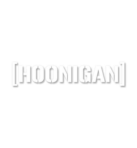 Hoonigan Logo Stickers