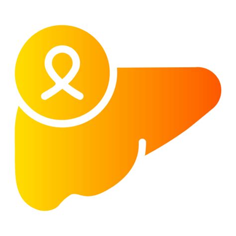 Liver Cancer Generic Flat Gradient Icon