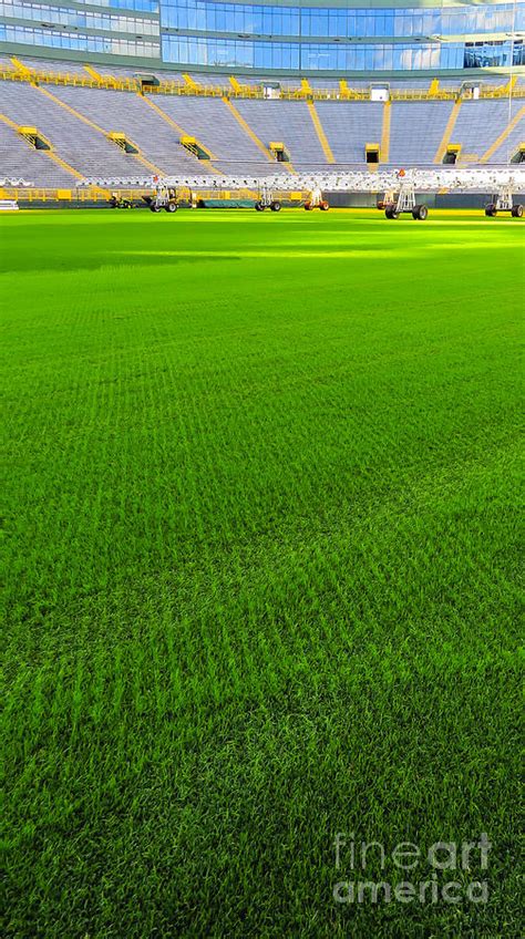 Lambeau Field Hallowed Ground Photograph By Stephanie Forrer Harbridge Fine Art America