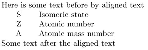 Horizontal Alignment Aligning In Text Non Math Tex Latex Stack