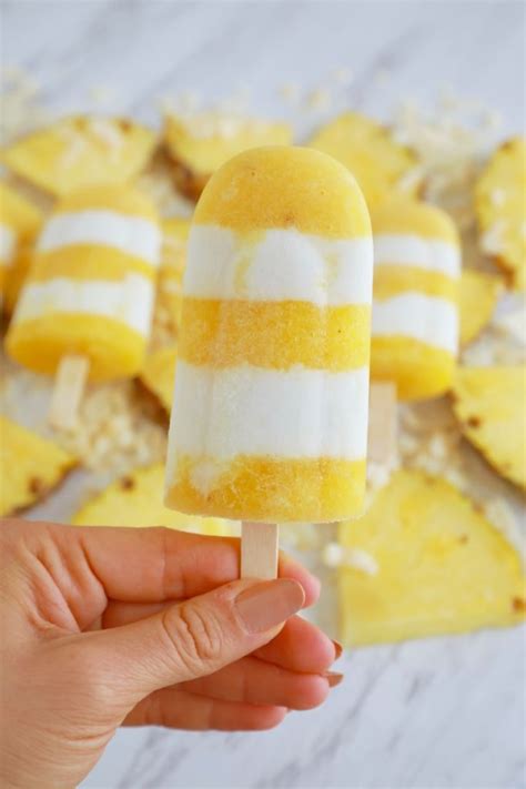 Pi A Colada Popsicles Recipe Gemma S Bigger Bolder Baking