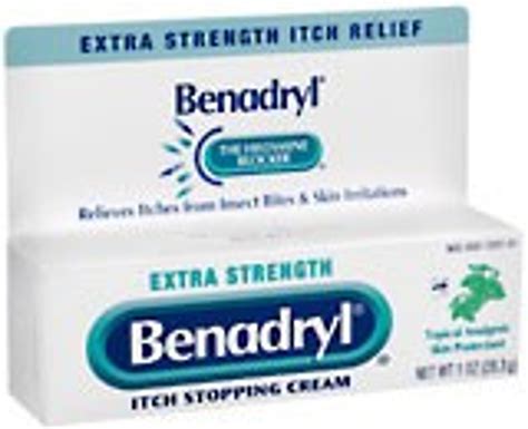 Benadryl Cream Extra Strength 1 ounce - drugsupplystore.com