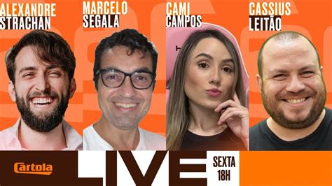 LIVE DO CARTOLA Quer mitar na 13ª rodada Então vem que vamos dar