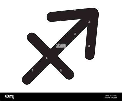 Sagittarius Zodiac Sign Silhouette Vector Art Stock Vector Image Art