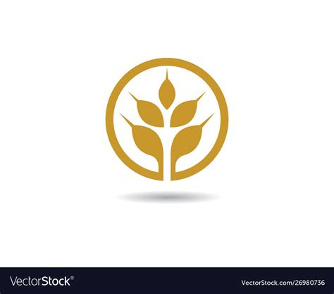 Wheat Icon Design Royalty Free Vector Image Vectorstock
