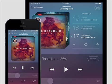 Music App Concept PSD Freebiesbug