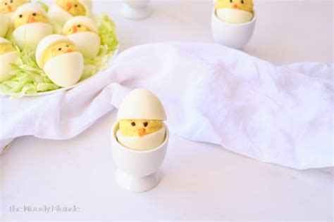 Easter Chick Deviled Eggs The Moody Blonde