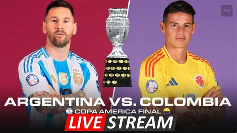 Argentina Vs Colombia Copa America Final Live Football Stream Youtube