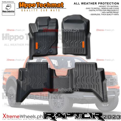 Ford Raptor Thailand Made V Hippo Techmat Deep Dish Floor