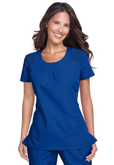 Cherokee Workwear Scoop Neck Scrub Top Tops Scrub Tops Scrubs