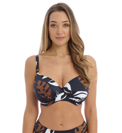 Fantasie Lake Orta Full Cup Bikini Top French Navy Sugar And Spice