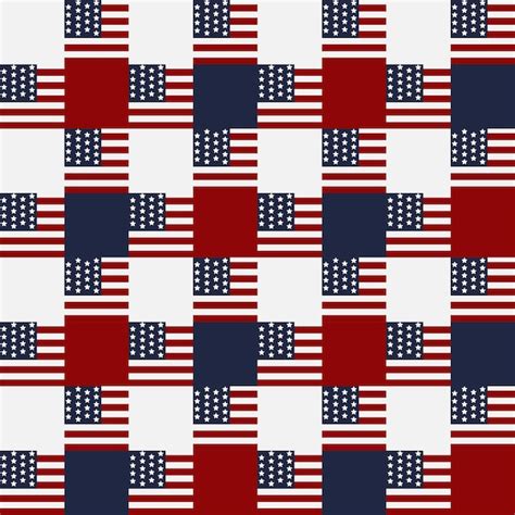 premium vector american flag pattern patriotic pattern usa flag