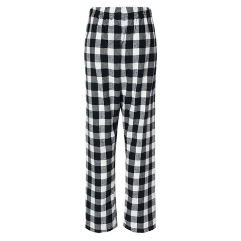 Boxercraft Bw6620 Womens Haley Flannel Pants Black White Buffalo