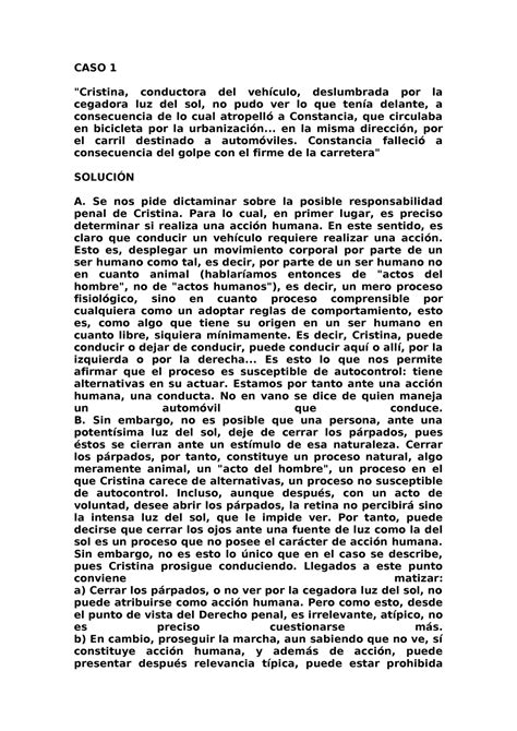 Casos Solucionados Accion Caso Cristina Conductora Del Veh Culo