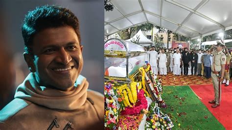 Puneeth Rajkumars Final Rites Takes Place At Bengalurus Kanteerava