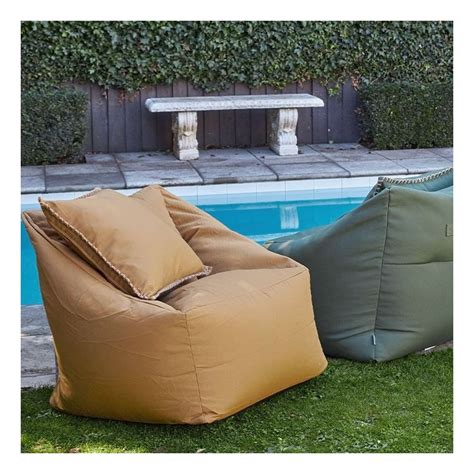 Kalo Outdoor Bean Chair Collection By MM Linen Ochre