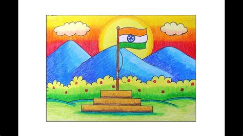 How To Draw Indian National Flag Republic Day Special National Flag