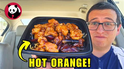 Panda Express Hot Orange Chicken Review🔥🍊 Youtube