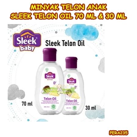 Jual PERA235 MINYAK TELON ANAK SLEEK BABY TELON OIL 70 ML 30 ML