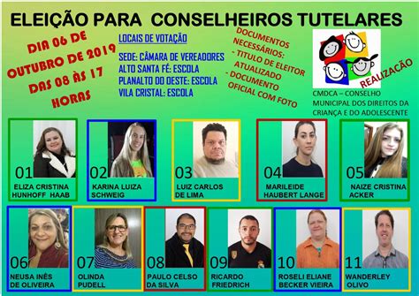 Eleição Do Conselho Tutelar Ocorre Neste Domingo Em Nova Santa Rosa