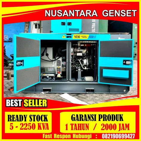 Jual Genset 30 40 50 60 Kva Isuzu Silent Shopee Indonesia