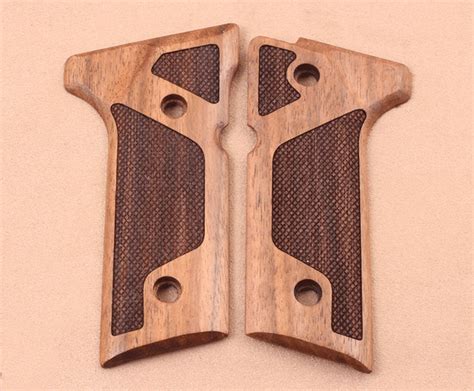 Beretta 92 Vertec 96 Vertec M9a3 Model Compatible Walnut Grip For