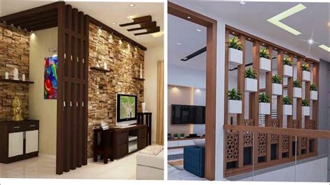 Wooden Partition Designs Drawing Room