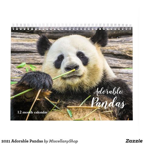 Adorable Pandas Calendar Loyal Friends Christmas Card Holders