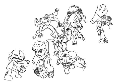 Ben 10 Para Colorir E Imprimir - 10