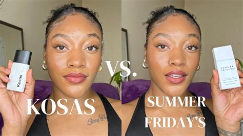 Kosas Tinted Face Oil Vs Summer Fridays Sheer Skin Tint Battle Of The