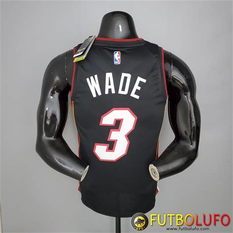 Mejores Camisetas Miami Heat Wade Negro