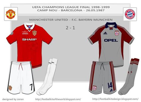 Man Utd 2 Bayern Munich 1 in May 1999 in Barcelona. Scorecard for the ...