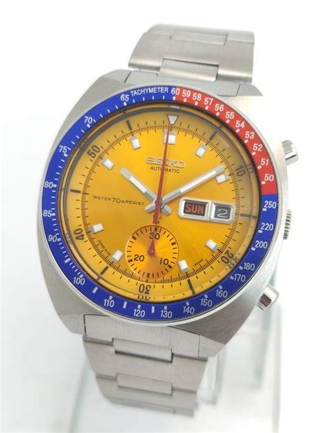 Seiko NO RESERVE PRICE Pepsi Pogue 6139 6002 Uomo Catawiki