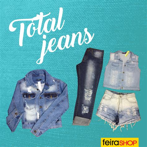 Peças jeans para arrasar no look Feira Shop