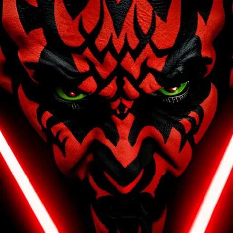 Portrait Of Darth Maul Perfect Composition Hyperre Openart