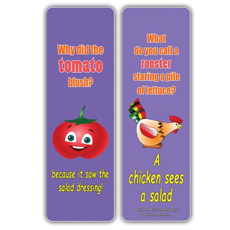 Creanoso Funny Jokes Series 3 Bookmarks For Kids Hilariously Silly A