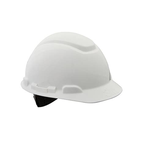 3M Non-vented Hard Hat with Ratchet Adjustment, White, 1/Pack | eBay