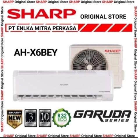 Promo Ac Sharp Ah X 6 Vey 1 2 Pk Inverter R32 Ah X6vey Pasang