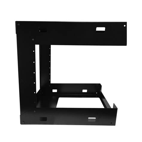 19 inch Open Frame Wall Mount Rack - 18 inch Depth - 8U