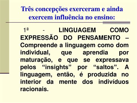 Ppt Fundamentos Do Ensino Da L Ngua Materna Powerpoint Presentation