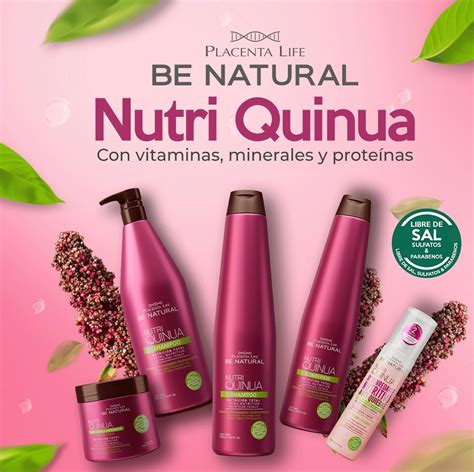 PLACENTA LIFE Be Natural Nutri Quinua szampon regenerujący zniszczone