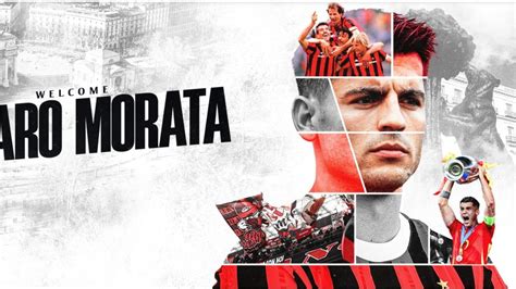 Morata al Milan è ufficiale avrà la maglia numero 7