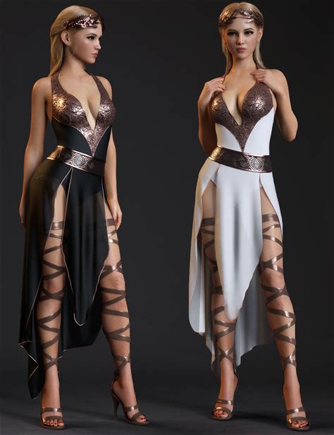 Dforce Greek Princess Outfit Set For Genesis And Females Daz D