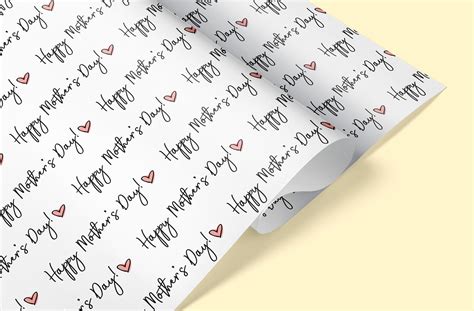 Happy Mothers Day Wrapping Paper Mothers Day Etsy Canada