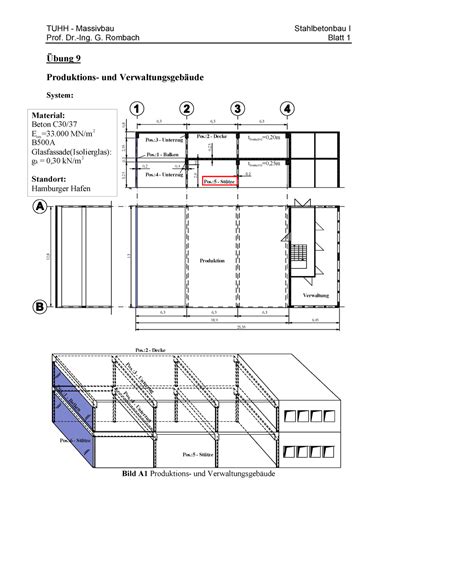 Bung Modellst Tzenverfahren Massivbau Tu Hamburg Studocu