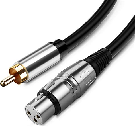 Xlr To Rca Cable Tunghey Xlr Female To Rca Male Hifi Audio Cable N